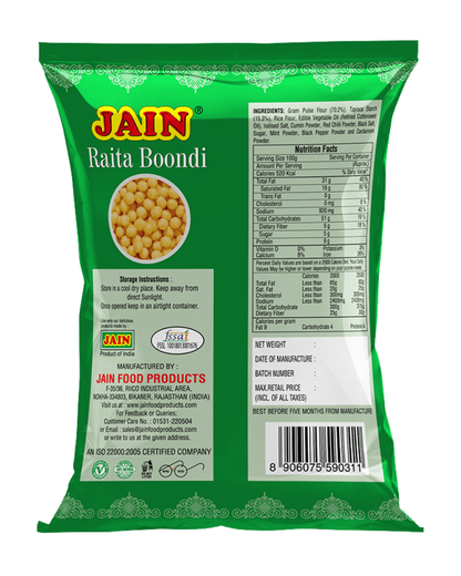 Masala Raita Boondi